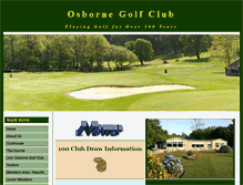 Tablet Screenshot of osbornegolfclub.co.uk